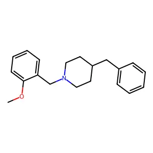 4-Benzyl-1-(2-methoxybenzyl)piperidine structure