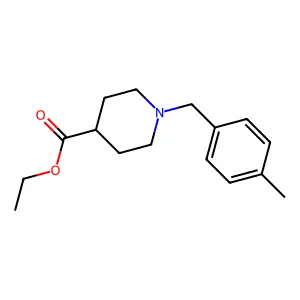 Ethyl 1-(4-methylbenzyl)piperidine-4-carboxylate structure