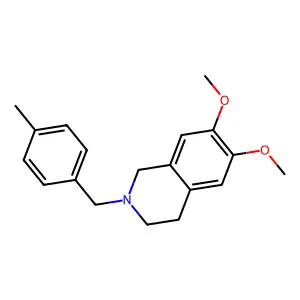 6,7-dimethoxy-2-[(4-methylphenyl)methyl]-3,4-dihydro-1H-isoquinoline structure