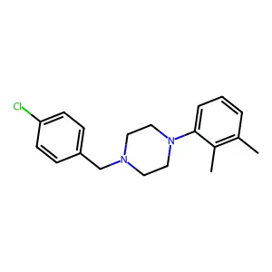 1-(4-Chlorobenzyl)-4-(2,3-dimethylphenyl)piperazine structure