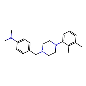 4-[[4-(2,3-dimethylphenyl)piperazin-1-yl]methyl]-N,N-dimethylaniline structure