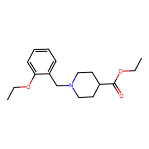 Ethyl 1-(2-ethoxybenzyl)piperidine-4-carboxylate structure
