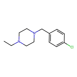 1-(4-Chlorobenzyl)-4-ethylpiperazine structure