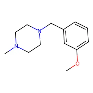 1-(3-Methoxybenzyl)-4-methylpiperazine structure
