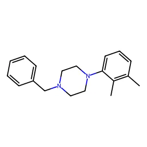 1-Benzyl-4-(2,3-dimethylphenyl)piperazine structure