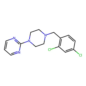 2-[4-(2,4-Dichlorobenzyl)piperazin-1-yl]pyrimidine structure