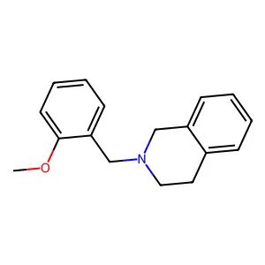 2-[(2-methoxyphenyl)methyl]-3,4-dihydro-1H-isoquinoline structure