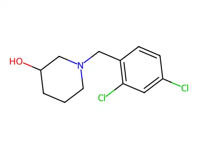 1-(2,4-Dichlorobenzyl)piperidin-3-ol structure