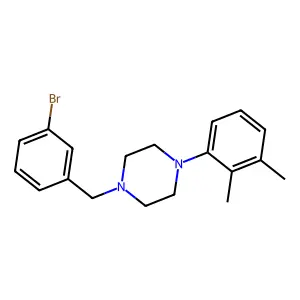 1-[(3-Bromophenyl)methyl]-4-(2,3-dimethylphenyl)piperazine structure