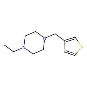 Piperazine, 1-ethyl-4-(3-thienylmethyl)-(9CI) structure