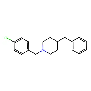 4-Benzyl-1-(4-chlorobenzyl)piperidine structure