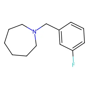 1-[(3-Fluorophenyl)methyl]azepane structure