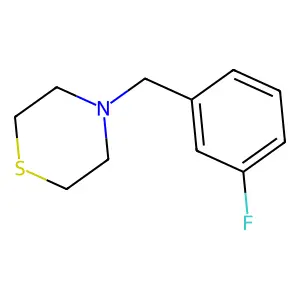 4-(3-Fluorobenzyl)thiomorpholine structure
