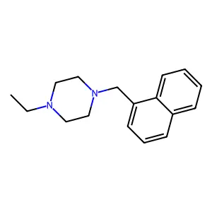 1-Ethyl-4-(naphthalen-1-ylmethyl)piperazine structure