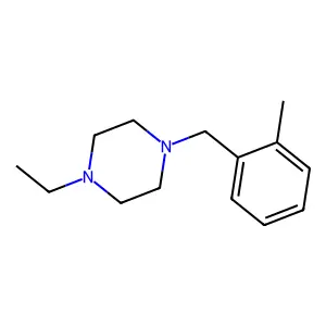 1-Ethyl-4-[(2-methylphenyl)methyl]piperazine structure