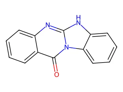 Benzimidazo(2,1-b)quinazolin-12(6H)-one structure