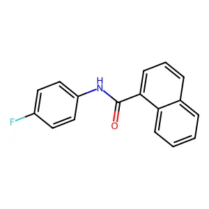 N-(4-氟苯基)萘-1-甲酰胺 structure