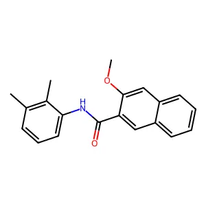 N-(2,3-dimethylphenyl)-3-methoxynaphthalene-2-carboxamide structure