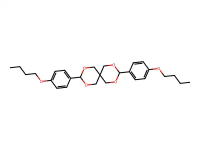 3,9-Bis(4-butoxyphenyl)-2,4,8,10-tetraoxaspiro[5.5]undecane structure