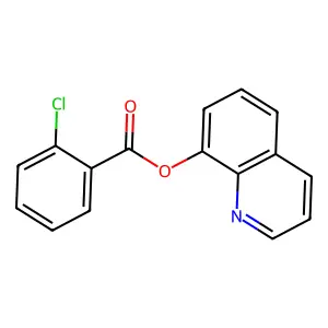 Quinolin-8-yl 2-chlorobenzoate structure