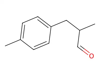 2-Methyl-3-(p-tolyl)propanal structure
