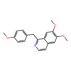 6,7-Dimethoxy-1-[(4-methoxyphenyl)methyl]isoquinoline structure