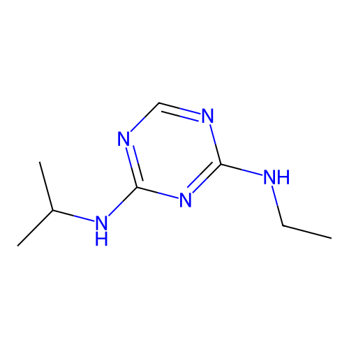 s-Triazine, 2-(ethylamino)-4-(isopropylamino)- structure