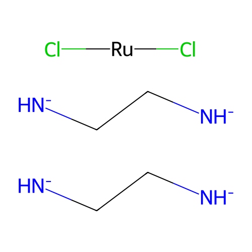 Ruthenium(1+),2-ethanediamine-N,N')-, chloride structure