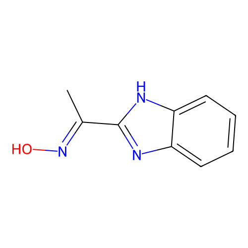 Methyl-2-benzimidazolylketoxime structure