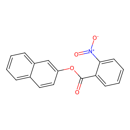 2-Naphthyl 2-nitrobenzoate structure