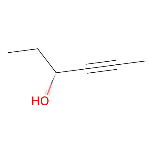 (3R)-Hex-4-YN-3-OL structure