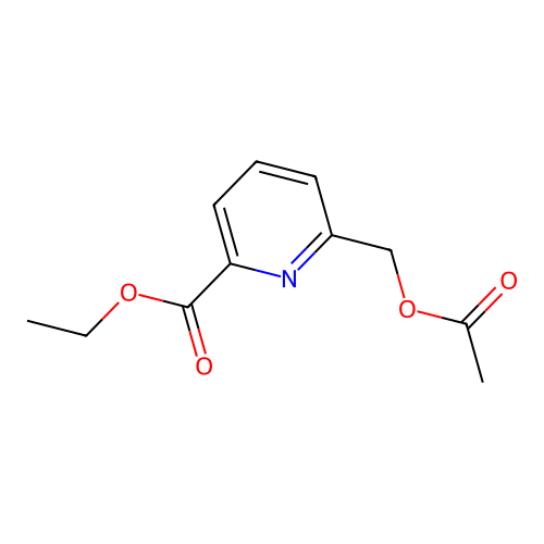 Ethyl 6-(acetyloxymethyl)pyridine-2-carboxylate structure