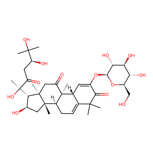 Cucurbitacin K 2-O-Beta-D-Glucopyranoside structure