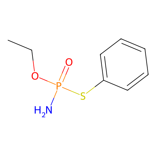 Phosphoramidothioic acid, O-ethyl S-phenyl ester structure