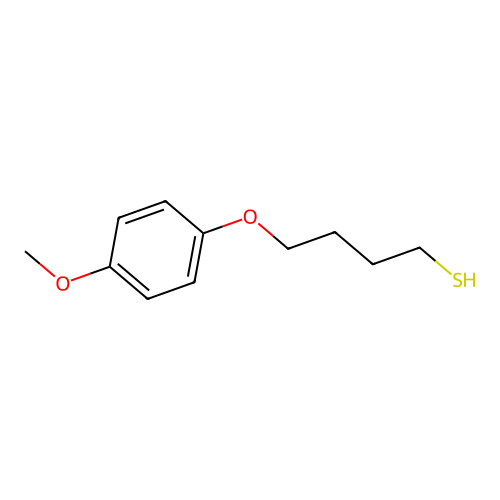 4-(4-Methoxyphenoxy)butane-1-thiol structure