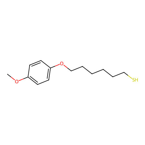 6-(4-Methoxyphenoxy)hexane-1-thiol structure