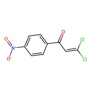 2-Propen-1-one, 3,3-dichloro-1-(4-nitrophenyl)- structure