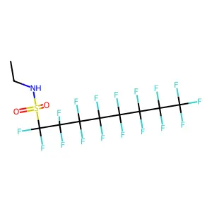 N-乙基全氟辛磺酰胺 structure