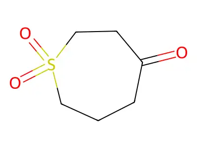 1Lambda6-thiepane-1,1,4-trione structure