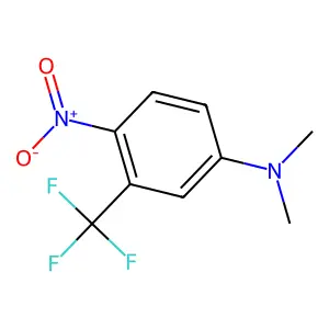 3-Trifluoromethyl-N,N-dimethyl-4-nitroaniline structure