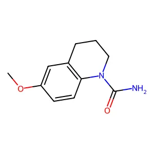 6-methoxy-3,4-dihydroquinoline-1(2H)-carboxamide structure