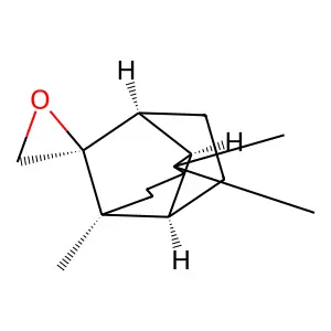 Spiro(1,4-methanoazulene-9,2'-oxirane), decahydro-4,8,8-trimethyl- structure