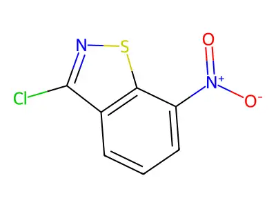 3-Chloro-7-nitro-1,2-benzisothiazole structure