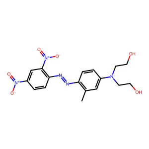 2,2'-((4-((2,4-Dinitrophenyl)azo)-3-methylphenyl)imino)bisethanol structure