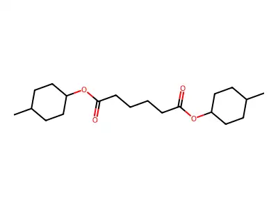 Bis(4-methylcyclohexyl) adipate structure