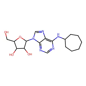 N-Cycloheptyladenosine structure