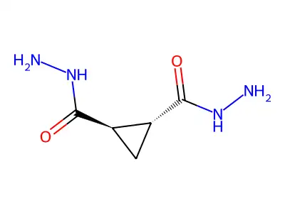 Cyclopropane-1,2-dicarbohydrazide structure