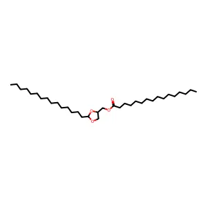 (2-Pentadecyl-1,3-dioxolan-4-yl)methyl palmitate structure