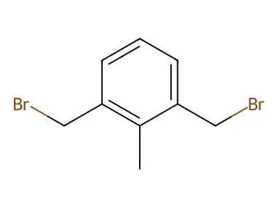 1,3-Bis(bromomethyl)-2-methylbenzene structure