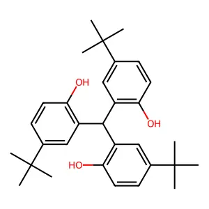 2,2',2''-Methanetriyltris(4-tert-butylphenol) structure